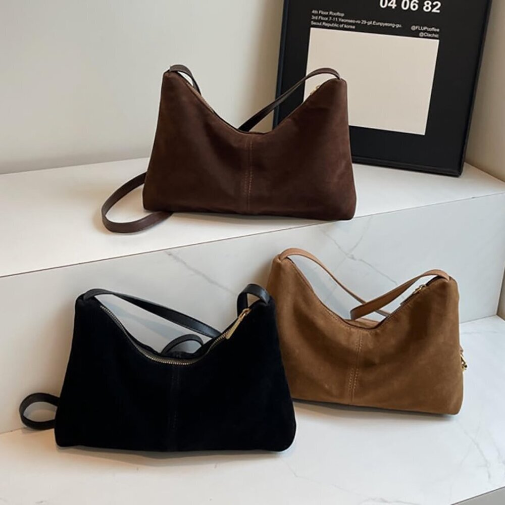 Casual Women's Crossbody Bag PU Leather Tote Satchel Shoulder Purse - Picture 5 of 5